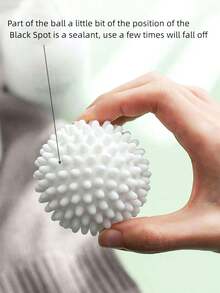 1pc/5pcs/10pcs/1set Laundry Dryer Balls - Anti-Wrinkle, Stain Removal, Anti-Static, Antibacterial, Suitable For Moisture Absorption Drying, Anti-Pilling, Specialized For Certain Fabrics, No Power Needed, Reusable, Washing Machine Lint Remover