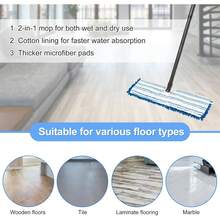 O-Cedar Dual-Action Mop Head Refills 3-Pack - Microfiber & Chenille Double Sided Design - Machine Washable & Reusable - Perfect Fit For Flip Mop Systems - 4 - 查看 5