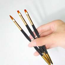 3 pezzi penna per pittura dorata, penna a linea sottile ultra-fine per pittura professionale, pennarello per colorare, pennello per arte di unghie, pennello, penna per arte pittorica