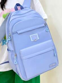 Multiple Combinations Of Women's Bags With Multiple Pockets And Zippers, Suitable For Daily Use, Commuting, Outdoor Activities, Accommodating Laptops, Backpacks Suitable For College Students, Teen Boys And Girls, Perfect For University, Business, Work, Commuting High School, Outdoor, Hiking, Travel, Rock Climbing, Sports Fields, Sports, Outings, Back To School, Street And Japanese Style Backpacks