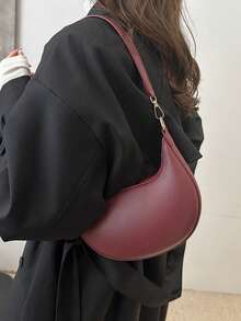 Stylish & High-End 2025 New Crescent Moon Design Baseball Bag