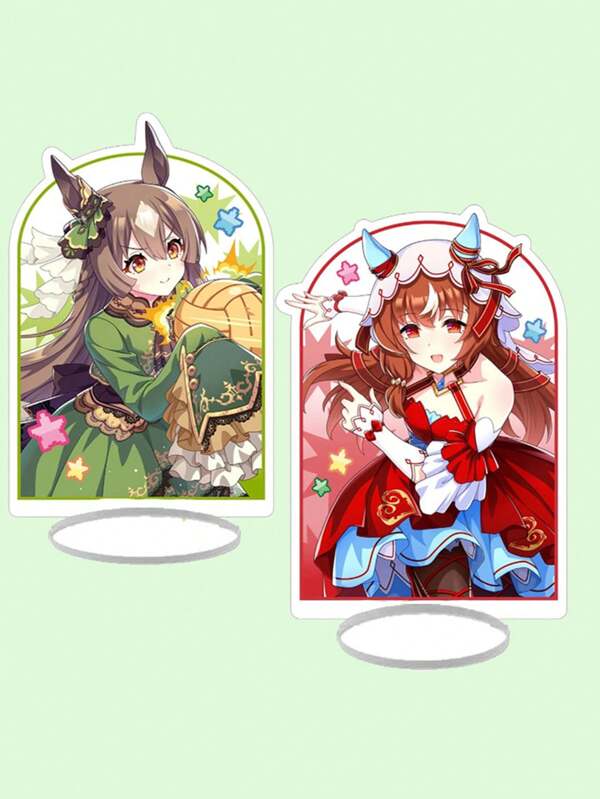1/2 Pcs Uma Musume Pretty Derby Acrylic Stand Satono Diamond Party Dash Acrylic Standing Sign Character