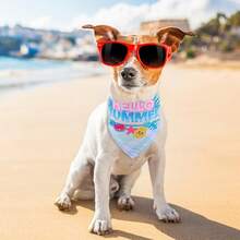Holiday Dog Bandanas 10 Packs, Easter Dog Bandana Pet Triangle Scarf Festival Style, Seasonal Bandanas 4th Of July Pet Bandana Birthday For Small To Large Dogs Puppies Cats - 節慶格子(10個) - 查看 3