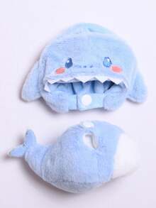 拉布布 17 厘米 II 偶像娃娃服装坐姿派对怪物服装配饰服装礼物可爱企鹅连体衣鲨鱼蜜蜂恐龙设计 - 彩色 - 查看 11