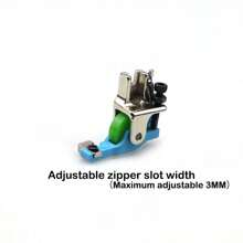 1pc New Flat Plastic Roller Presser Foot / Adjustable S518 Invisible Zipper Roller Presser Foot / Sewing Accessory