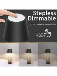 1 件酒瓶 LED 灯 - 便携式可调光台灯，将空间从浪漫餐厅转变为舒适的卧室，适用于户外、酒吧、派对和晚餐 - 無極光 - 查看 2