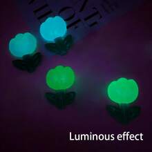 1 件可爱花形手机支架 - 透明夜光树脂可折叠支架，适用于智能手机、生日礼物、圣诞礼物、ABS 材质（斋月手机配件）兼容 、Android 手机、生日礼物、家人、朋友推拉式手机握把、手机支架 - 彩色 - 查看 5