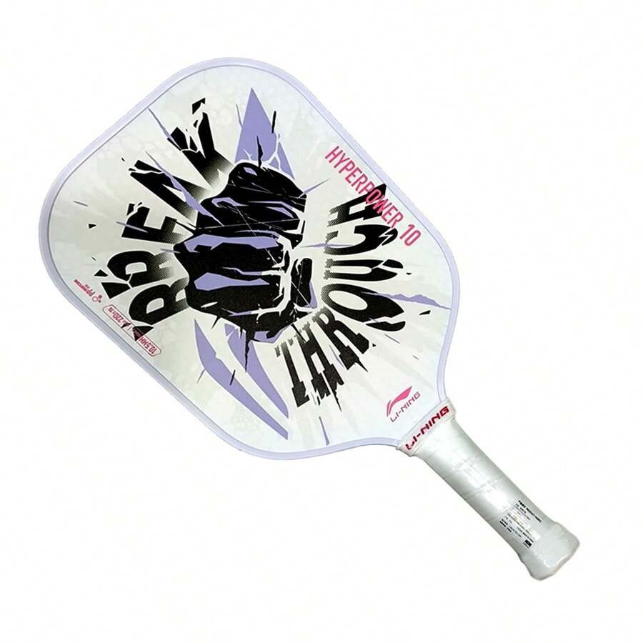 李宁 HYPERPOWER 10 匹克球拍,玻璃纤维轻量级 ACPV069 ACPV063 ACPV065 ACPV067 - 白色 - 查看 1
