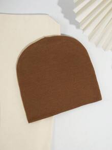 男女通用马卡龙色纯色针织便帽，Y2K 街头潮流亚克力帽秋季装