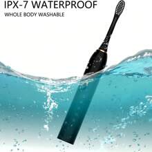 Upgraded Electric Toothbrush USB Rechargeable Toothbrush With 4 Brush Heads 42000 VPM Whitening 6 Cleaning Modes 2 Min Smart Timer 60 Days Endurance