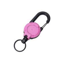 Tactical Retractable Keychain With Steel Wire Rope - Multi-Functional, Heavy-Duty Clip For Outdoor Camping & Hiking, Anti-Lost Lanyard With Badge & Id Card Holder.Christmas Presents