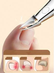 Professional Pedicure Nail Clipper Set, Includes Nail Clipper, Ingrown Nail Clipper, Thick Nail Trimmer And Edge Cutter, For Fingernails And Toenails, Ergonomic Eagle Beak Design, Perfect For Home Manicure And Pedicure, Easy To Use And Clean