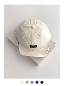 1pc Soft Top Triangle Logo 5-Panel Quick-Dry Baseball Cap, Minimalist Casual Versatile Adjustable Snapback Hat With Stitched Mountain Peak & Letter, Spring/Summer Lightweight Sun Protection Outdoor Sports Cap,Beach,Holiday - Flat Eaves Quick Drying - View 42