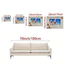1 pieza Personaliza con fotos y texto, arte de pared personalizado, regalo perfecto para cumpleaños, boda, aniversario, estilo clásico de cumpleaños, adecuado para la decoración de salas de estar, dormitorios y pasillos, es una decoración del hogar ideal y un marco es opcional, recuerdo memorable, regalos de decoración de habitación del hogar vacaciones
