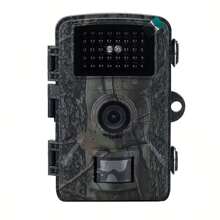 Bewegungsaktivierte Jagdkamera mit Nachtsicht, 0,8s Auslösezeit, IP66, 1080P HD Video & 48MP Fotos, tragbar für Beobachtung von Wildtieren Outdoor, Hofüberwachung und Heimsicherheit, Jagdzubehör