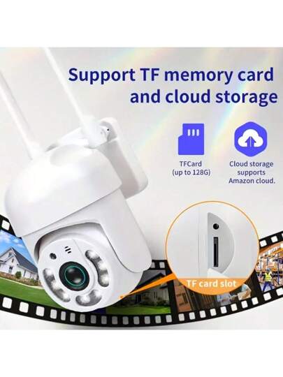 1/ High Definition AI Driven 2.4G/5G WiFi Security Camera 360° View, Remote Monitoring, Two Way Audio Mobile App Control Home Business Security, Indoor/Outdoor CCTV Surveillance System view 7