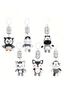Newborn Bell Soft Plush Baby Bed Hanging Bells, Baby Stroller Wind Chimes, Educational Gift