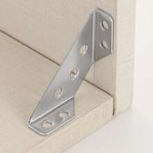 2pcs Stainless Steel Corner Braces With Screws, Multi-Purpose 90 Right Angle Support, Stainless Steel Angle Bracket, Shelf Brackets, Support Brackets For Drawers,Tables And Chairs,Cabinets,Wood Furniture