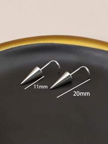 1pc/2pcs Spike Nose Studs, Nose Ring 20g Nostril Screw Ring With Complete Range Of Cone And Spike Sizes Nose Piercing, Nose Jewelry, Nose Pin