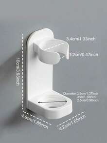 1/3 Packs Electric Toothbrush Holder, Bathroom Wall-Mounted Toothbrush Storage Rack, Suction Cup Fixed Electric Toothbrush Stand Without Drilling, Suitable For Toothbrush Storage Bathroom Shelf. Back To School Bathroom Accessories - Multicolor - View 10