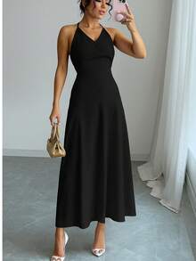 vestidos elegantes para dama - Negro - Ver 1