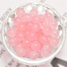 QYDCX Cuentas sueltas de cuarzo rosa natural para hacer joyas, pulseras, artesanía de costura y otros accesorios - disponibles en 6 mm, 8 mm y 10 mm