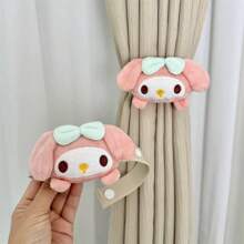 Sanrio 1 Piece Of Sanrio Hello Kitty Cartoon Curtain Hook Buckle Fixing Hook Curtain Decoration Rope. Cute Room Decoration, Curtains, Doors, Curtains, Ties, Cats, Bedrooms, Living Rooms, Curtains, Elastic Ties, Curtains, Ties. Widely Used As Curtains For Bedroom, Living Room, Dining Room, Bathroom, Kitchen, Office, Courtyard, Home Office Decoration