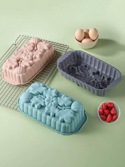 1pc Tulip Flower Silicone Cake Mold Baking Tool, Non-Stick And Oven Mousse Dessert Cake Decoration Tool