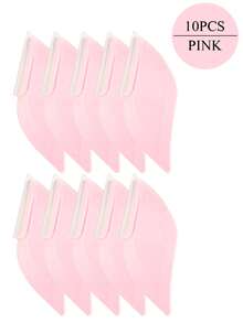 Set da 10 pezzi di rasoio di per sopracciglia, rifinitore per sopracciglia con coperchio di - Rifinitore per peli del viso in acciaio inossidabile, adatto sia per donne che per uomini, per rimuovere i peli da occhi, corpo e viso, trucco, economico, arredamento per la stanza, toeletta, viaggio, camera da letto, accessori per il trucco, rasoio per sopracciglia