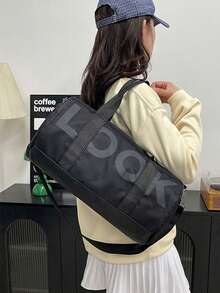 Large Capacity Tote Gym Bag, Wet & Dry Separation Outdoor Sports Crossbody Bag, Unisex Yoga Bag - Multicolor - View 3