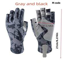 AiScrofa Fishing Gloves UPF50+ Sun Gloves UV Protection Fingerless Gloves Men Women For Outdoor, Kayaking, Rowing, Paddling, Canoeing