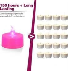 KOABY Tea Lights Candles LED Lights 12 Pack Warm White