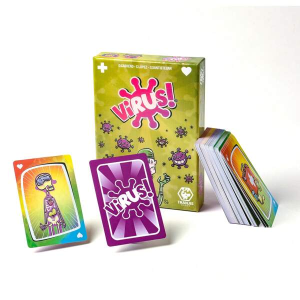 Virus! Card Game - Strategic Family & Adult Party Game, Fun And Competitive, Paper Material, Board Game Style Cards, Suitable For Ages 18+