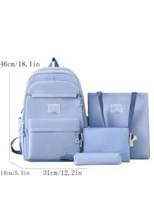 Multiple Combinations Of Women's Bags With Multiple Pockets And Zippers, Suitable For Daily Use, Commuting, Outdoor Activities, Accommodating Laptops, Backpacks Suitable For College Students, Teen Boys And Girls, Perfect For University, Business, Work, Commuting High School, Outdoor, Hiking, Travel, Rock Climbing, Sports Fields, Sports, Outings, Back To School, Street And Japanese Style Backpacks