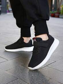 Boys' & Girls' Breathable Mesh Sporty Sneakers, Lightweight Children Running Casual Shoes