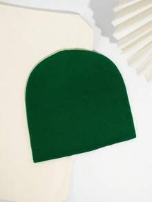 男女通用马卡龙色纯色针织便帽，Y2K 街头潮流亚克力帽秋季装