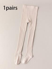 4 pares de Medias a rayas verticales de unicolor para niños, adecuadas para todas las estaciones, se pueden usar como mallas - Multicolor - Ver 13