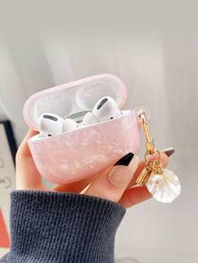 苹果粉色贝壳图案保护壳 适用于 Pro/1/2/3/4 - 彩色 - 查看 11