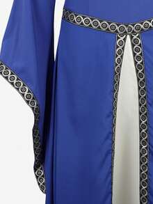 Renaissance Dresses For Women Costume Fairy Renaissance Dress Ball Gown Medieval Irish Peasant Dress,Vestido Negros Elegantes - Màu xanh lam - Xem 5