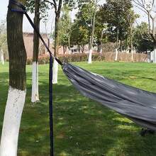 2/4Pcs Hammock Straps Special Reinforced Polyester Straps 5 Ring High Load-Bearing Barbed Black Outdoor Camping Hammock Straps