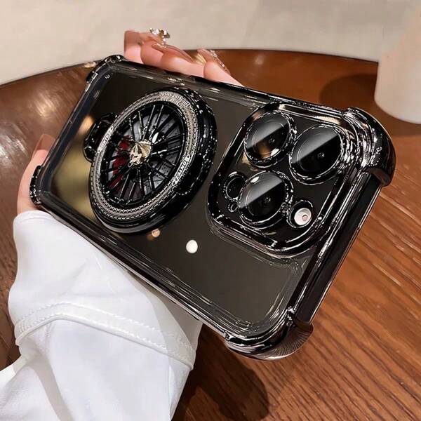 Fashionable Transparent Anti-Drop Electroplated Phone Case Waterproof Shockproof Scratch Resistant