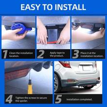 For Kia Optima Car Rear Diffuser Bumper Spoiler Wing Lip W/ Led Reflective Strip - default - View 4