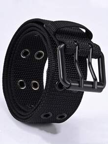 新款男士透气尼龙面料腰带，户外运动腰带，针扣裤带，休闲、商务、男友、丈夫、父亲、男士礼物，日常穿着，时尚，青少年，户外，度假，运动，旅行，街头，波西米亚风，复古秋季，万圣节秋冬配饰，适合青少年、青年、男士，休闲，户外，运动，度假，毕业礼物，生日礼物，日常穿着 - 多色 - 查看 4