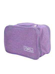 Bolsa organizadora de viaje compacta y ligera - Bolsa con cremallera segura para un empaque versátil y una organización eficiente (la profundidad del color es aleatoria) Bolsa para la escuela, accesorios escolares, artículos escolares