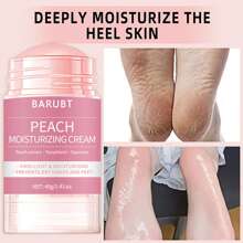 BARUBT 40g Crema de pies de melocotón, apta para pies secos y agrietados, así como talones, hidrata los pies secos, previene los pies agrietados, suaviza y ablanda los pies, nutre los pies