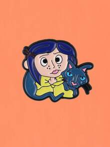 1 件可爱胸针、锌合金徽章、卡通别针、背包、帽子、夹克、时尚装饰首饰适合赠送给朋友