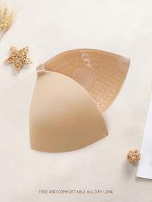 2/1 Pc Invisible Backless Bra - Seamless Adhesive Cups, Transparent Straps, 3-Way Styling For Summer Dresses - Multicolor - View 7