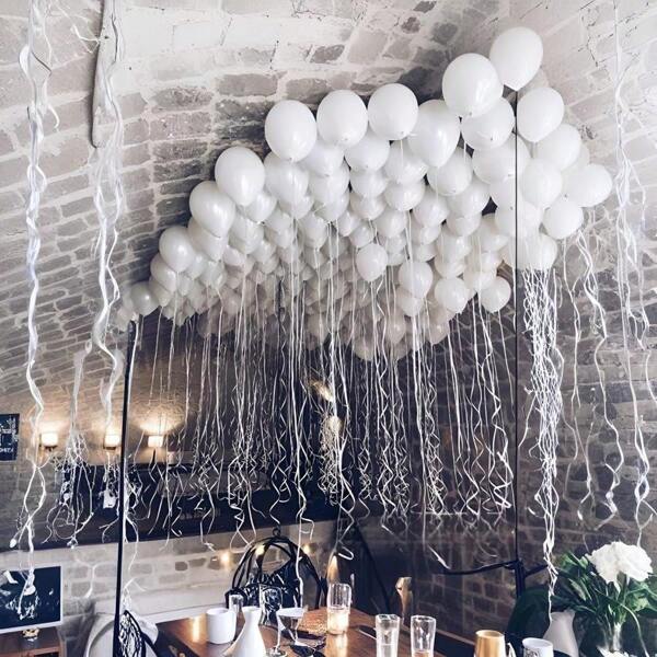 1 rol, 250 stuks wit krullint voor cadeauverpakking, ballonkoord, bruiloft, verjaardag, - Metallic glanzend lint voor boeketten en bloemeninpakpapier Valentijnsdag, Valentijnsdag, bruiloft, verjaardag