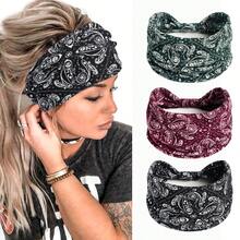 3pcs Flower Print Hair Band Boho Headband Turban Headband Sweatband Fall Winter Hair Accessories For Women For Vacation Outfits Woman Elegant Scarf Women Bandanas Soft Headwrap - Multicolor - View 4