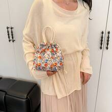 New Fashionable Cute Cartoon Waterproof Cloth Handbag, Sweet Elegant Tote Bag For Women